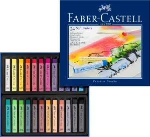 Suchý pastel Gofa set 24 farebný (Faber Castel - Suchý pastel)