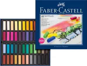 Suchý pastel Gofa set 48 farebný mini (Faber Castel - Suchý pastel)