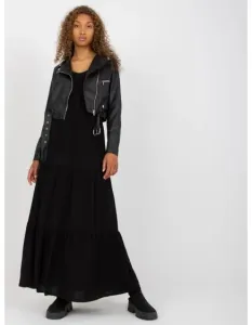 Dámska bunda z ekokože ramoneska PERFECT čierna