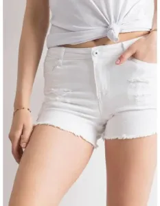 Dámske šortky s otvormi MODERN white