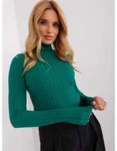 Dámsky sveter s rolákom ESTA zelený