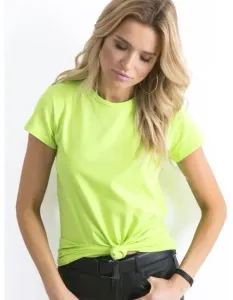 Dámske tričko PEACHY v limetkovo zelenej farbe