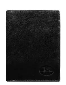 Čierna klasická pánska kožená peňaženka #1829980
