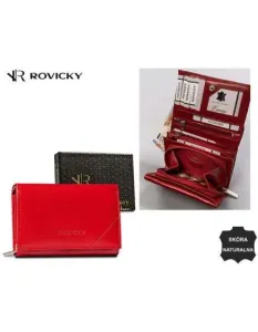 Dámska kožená peňaženka R-RD-38-GCL červená