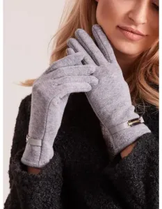 Dámske rukavice so sponou ZION šedé