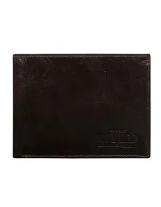 Hnedá horizontálna pánska peňaženka #1829547