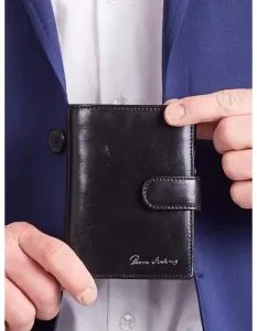Pánska kožená peňaženka Black #1829971