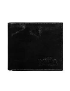 Pánska mäkká peňaženka čierna