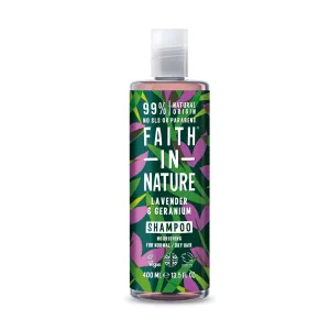 Faith in Nature Vyživujúce prírodné šampón pre normálne a suché vlasy Levandule ( Nourish ing Shampoo) 400 ml