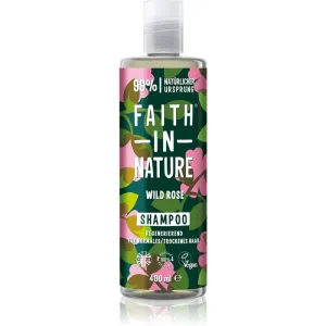Faith In Nature Wild Rose regeneračný šampón pre normálne až suché vlasy 400 ml