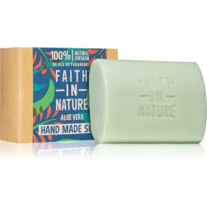 Faith In Nature Hand Made Soap Aloe Vera prírodné tuhé mydlo s aloe vera 100 g