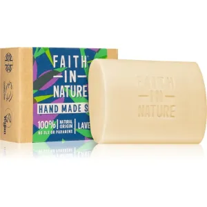 Faith In Nature Hand Made Soap Lavender prírodné tuhé mydlo s vôňou levandule 100 g