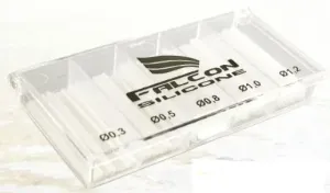 Falcon profi sada silikón bužírok - mix 5 veľkostí (0,3 / 0,5 / 0,8 / 1 / 1,2 mm) #961796