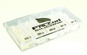 Falcon profi sada silikón bužírok - mix 5 veľkostí (0,3 / 0,5 / 0,8 / 1 / 1,2 mm) #961719