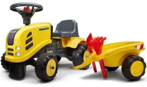 FALK -  Traktorík Baby Komatsu s Vlečkou