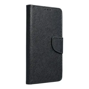 Puzdro Fancy Book Samsung Galaxy A02s A025 - čierne