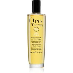 Fanola 24K Oro Puro Illuminating Fluid 100 ml olej na vlasy pre ženy na všetky typy vlasov
