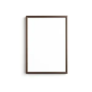 Hliníkový hnedý rám s plexisklom / rôzne rozmery (Rámček na fotky)