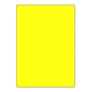 Etiketa samolepiaca A4 žltá fluo, bez zadného náseku