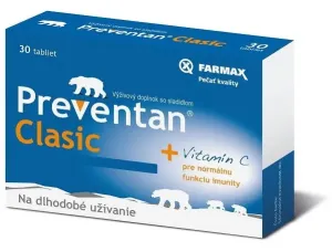 FARMAX Preventan clasic s vitamínom C 30 tabliet
