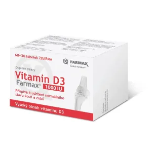 FARMAX Vitamín D3 1000 IU, cps 60+30 zadarmo (90 ks)