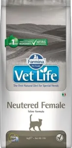 Farmina Vet Life cat neutered female granule pre kastrované mačky 5kg