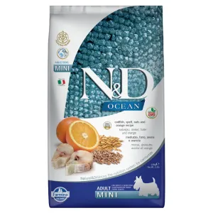 Farmina N&D Ocean Adult Mini healthy grains treska a pomaranč - 2,5 kg