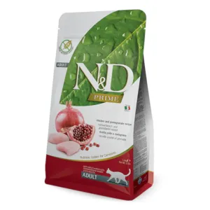 Farmina N&D cat PRIME (GF) adult, chicken & pomegranate granule pre mačky 1,5kg
