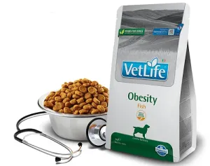 Farmina Vet Life dog obesity fish - kompletné dietetické krmivo pre dospelé psy 2kg