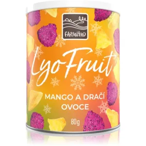 Farmland Lyo Fruit Mango a dračie ovocie mrazom sušené ovocie 80 g