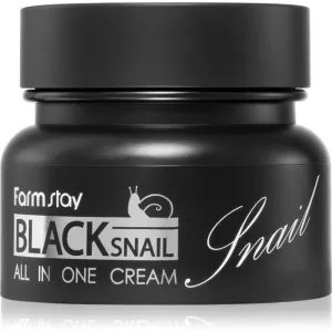Farmstay Black Snail All-In One výživný pleťový krém s extraktom zo slimáka 100 ml