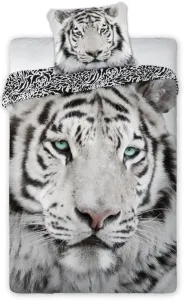 Krásna obojstranná posteľná obliečky s motívom tigra 70x90 cm