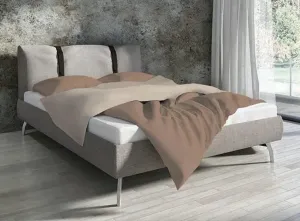 Bavlnené obojstranné posteľné obliečky béžovej farby 3 časti: 1ks 200x220 + 2ks 70 cmx80