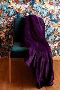FARO deka mikroplyš Siglo fialová, 200 × 220 cm