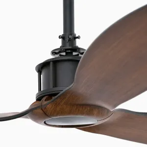 Stropný ventilátor Just Fan M čierna/drevo tmavá