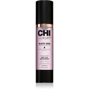 Farouk Systems CHI Luxury Black Seed Oil Hot Oil Treatment 50 ml olej na vlasy pre ženy na poškodené vlasy; na šedivé vlasy; na rozštiepené končeky