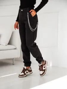 Black jeans with chain