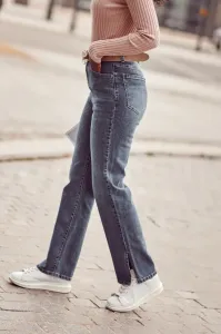 Džínsové džínsy s rozparkami #5353808