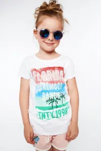 Girl's T-shirt with white print #4779874