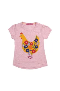 Light pink blouse with hen #4767267