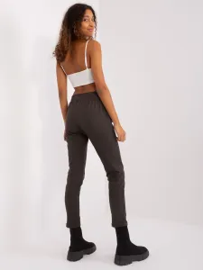 Aprilia Khaki Basic Sweatpants with Pockets