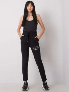 Black sweatpants with print #4795324
