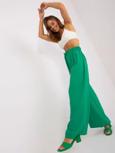 Green summer trousers made of OCH BELLA