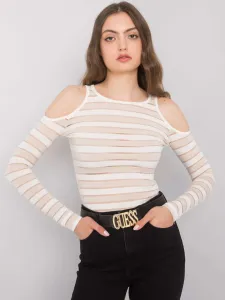 Beige striped blouse Gemma RUE PARIS