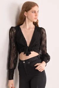 Black blouse with BSL bindings #4752199