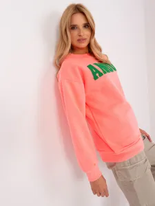 Fluo pink oversized hoodie