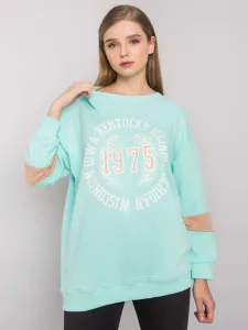 Large cotton oversized sweatshirt with print