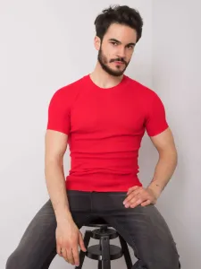 Men's Red Knitted T-shirt #6102189