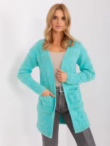 Mint-soft cardigan with pockets