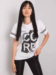 White T-shirt with city print #4855749